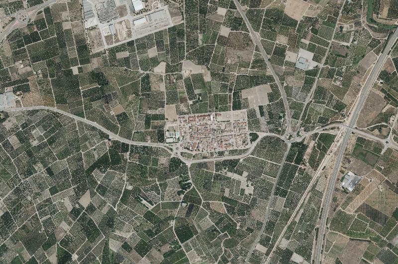 Ortofoto actual del núcleo de Sant Joanet