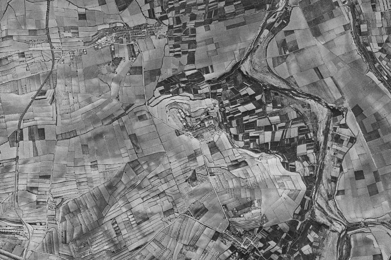 Ortofoto de 1956-1957 del núcleo de Sempere