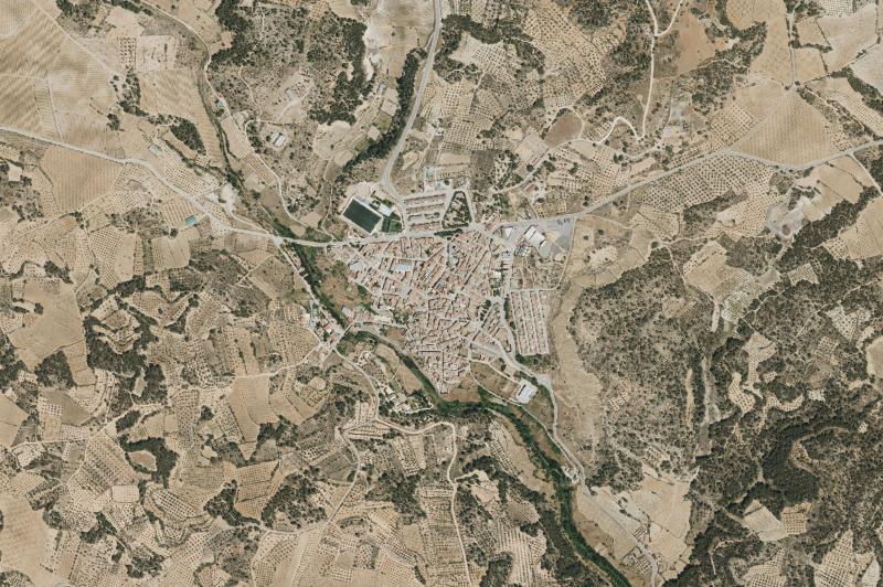 Ortofoto actual del núcleo de Venta del Moro
