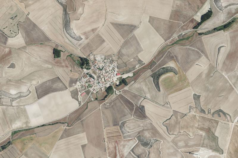 Ortofoto actual del núcleo de Adalia