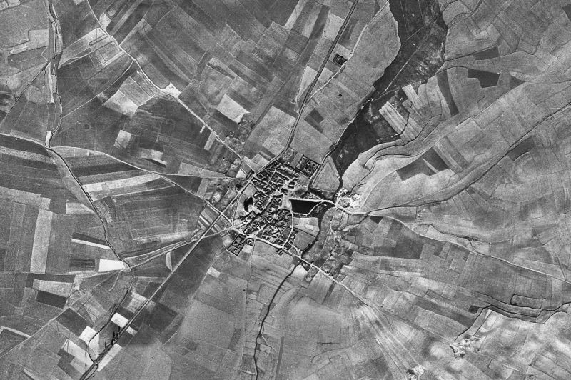 Ortofoto de 1956-1957 del núcleo de Benafarces