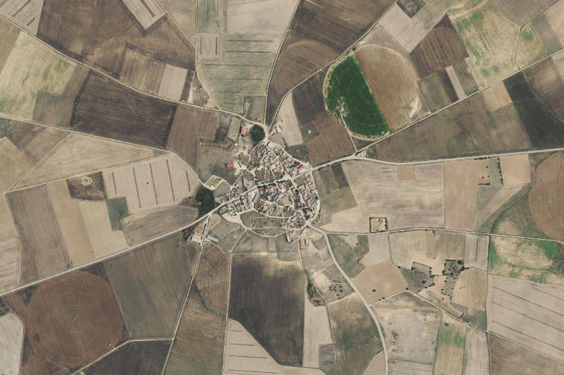 Ortofoto actual del núcleo de Cabreros del Monte
