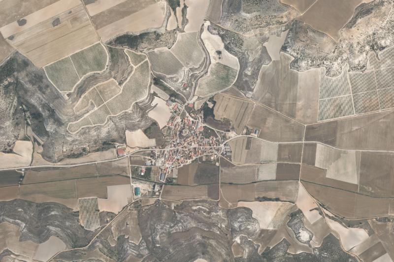 Ortofoto actual del núcleo de Castrillo de Duero