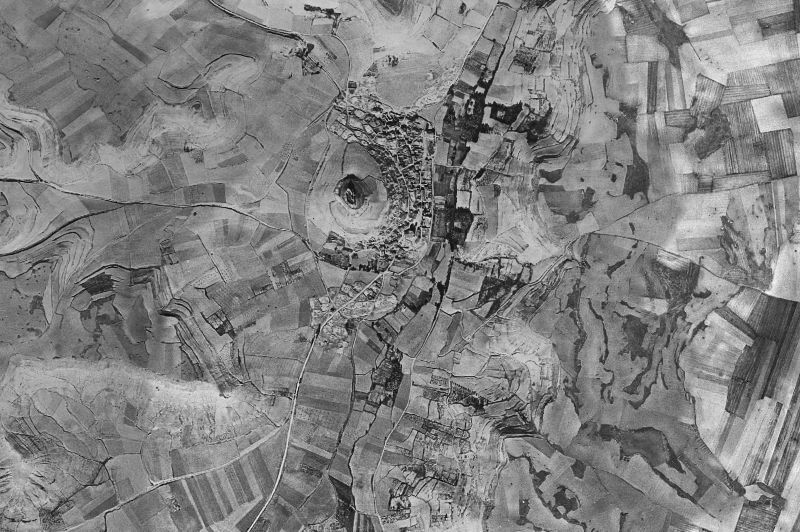 Ortofoto de 1956-1957 del núcleo de Curiel de Duero