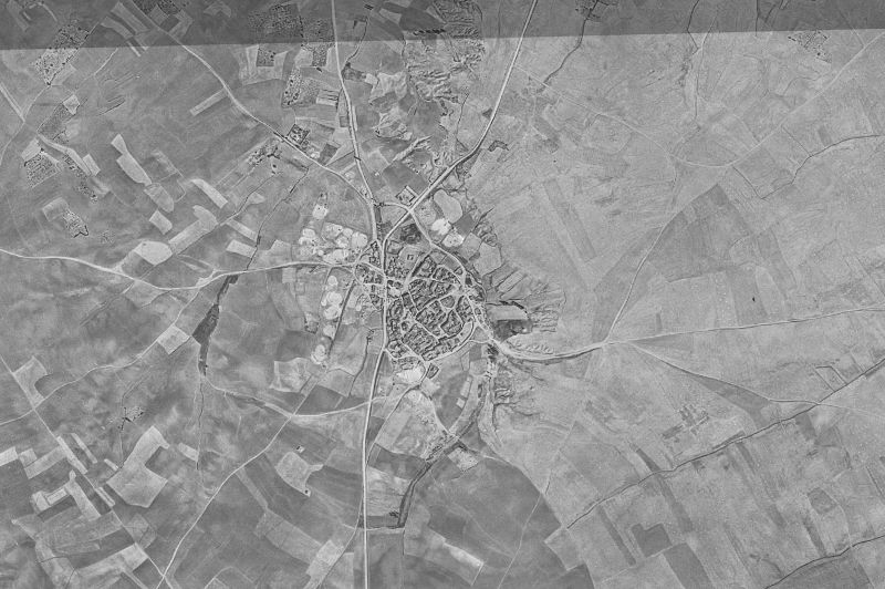 Ortofoto de 1956-1957 del núcleo de Fontihoyuelo