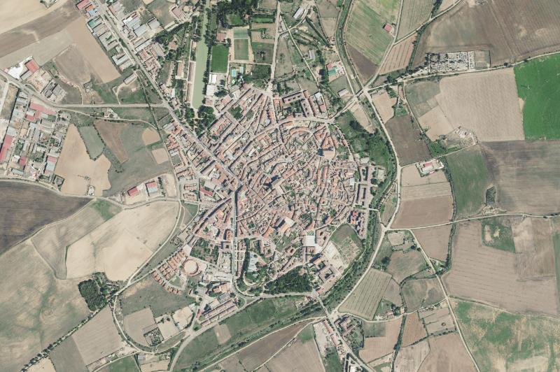Ortofoto actual del núcleo de Medina de Rioseco