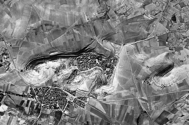 Ortofoto de 1956-1957 del núcleo de Portillo
