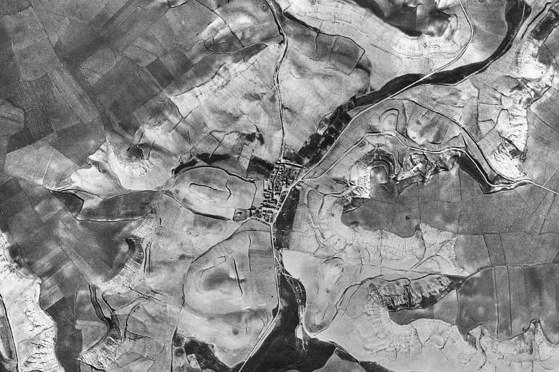 Ortofoto de 1956-1957 del núcleo de Robladillo