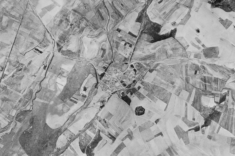 Ortofoto de 1956-1957 del núcleo de Salvador de Zapardiel