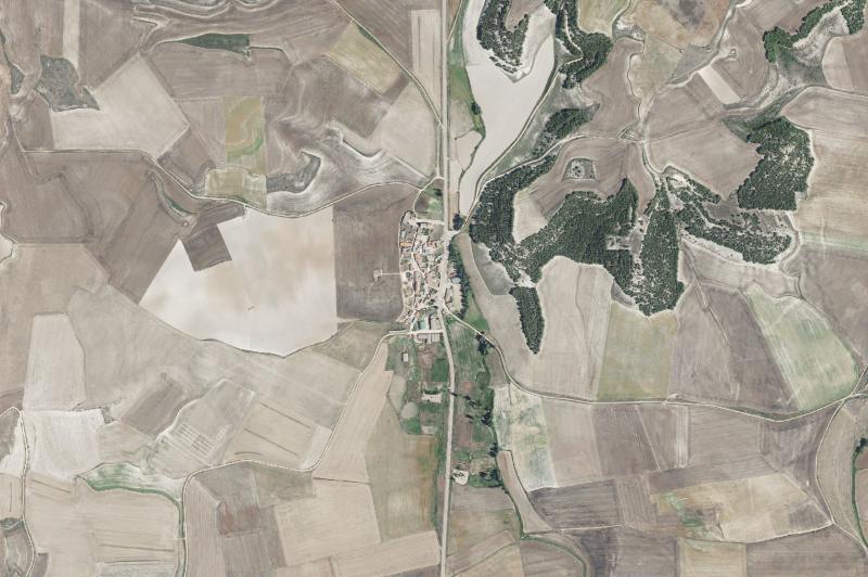 Ortofoto actual del núcleo de San Pelayo