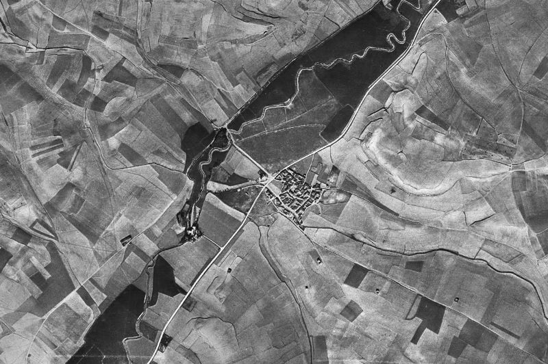 Ortofoto de 1956-1957 del núcleo de San Salvador