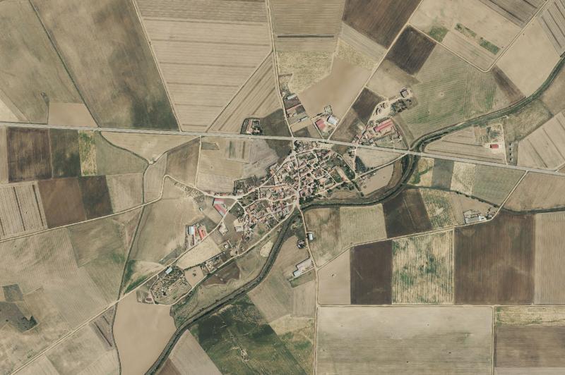 Ortofoto actual del núcleo de Santa Eufemia del Arroyo