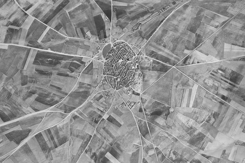 Ortofoto de 1956-1957 del núcleo de Torrecilla de la Orden