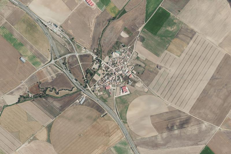 Ortofoto actual del núcleo de Vega de Valdetronco