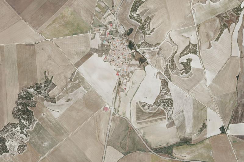 Ortofoto actual del núcleo de Velilla