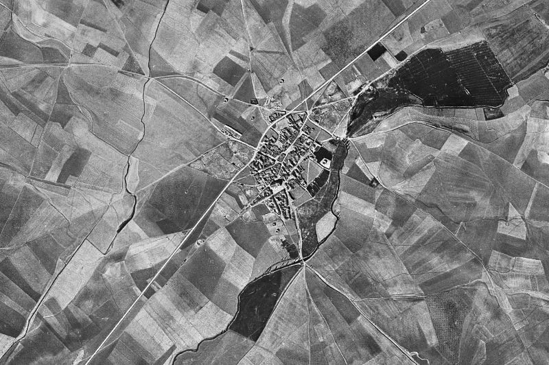 Ortofoto de 1956-1957 del núcleo de Villalbarba