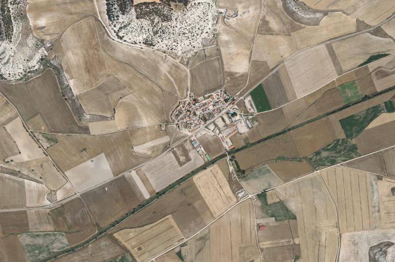 Ortofoto actual del núcleo de Villanueva de los Infantes