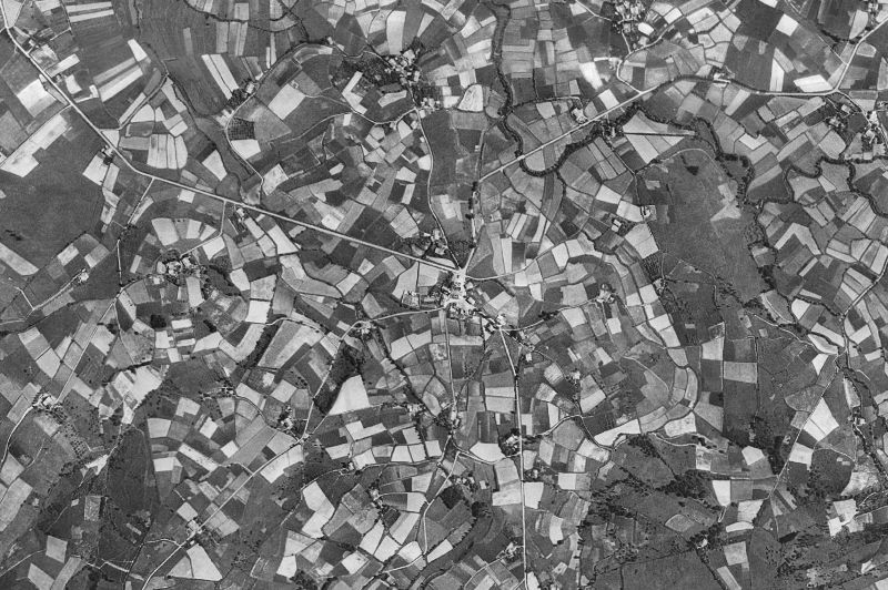 Ortofoto de 1956-1957 del núcleo de Gamiz-Fika