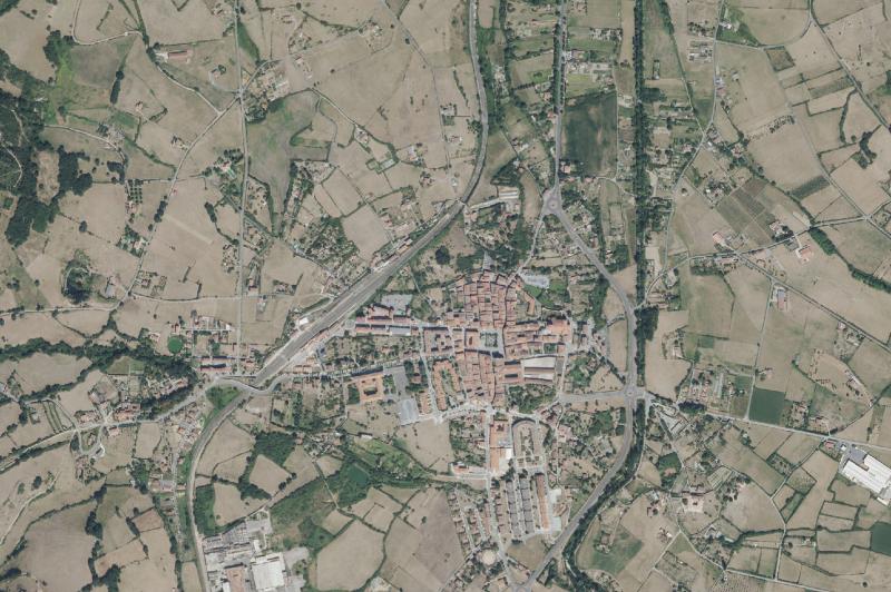 Ortofoto actual del núcleo de Urduña/Orduña