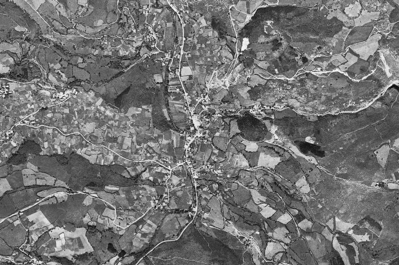 Ortofoto de 1956-1957 del núcleo de Trucios-Turtzioz