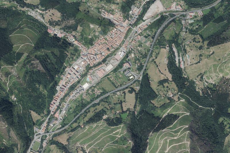 Ortofoto actual del núcleo de Balmaseda