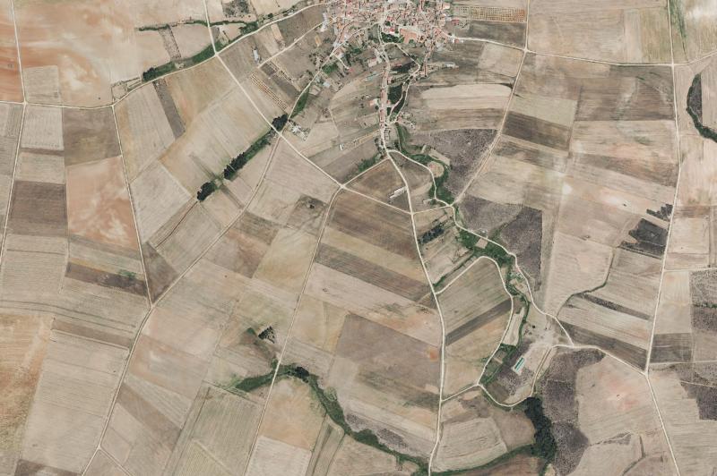 Ortofoto actual del núcleo de Almaraz de Duero