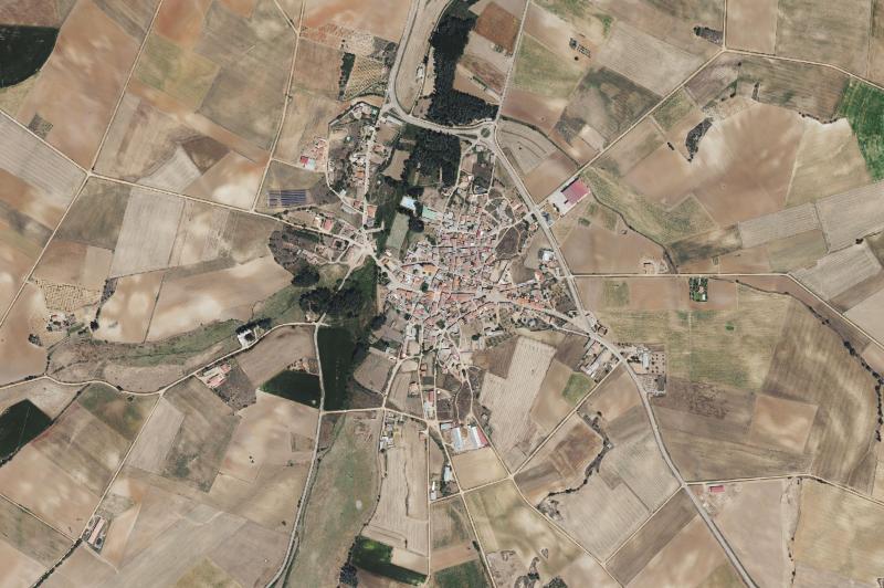Ortofoto actual del núcleo de Argujillo