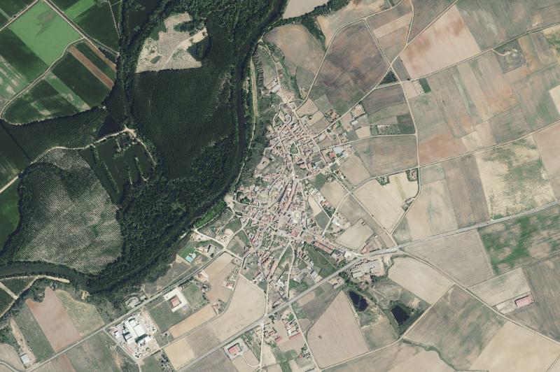 Ortofoto actual del núcleo de Castrogonzalo
