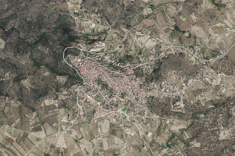 Ortofoto actual del núcleo de Fermoselle