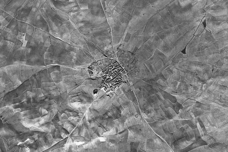 Ortofoto de 1956-1957 del núcleo de Fuentesecas