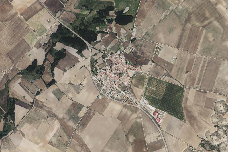 Ortofoto actual del núcleo de Gema