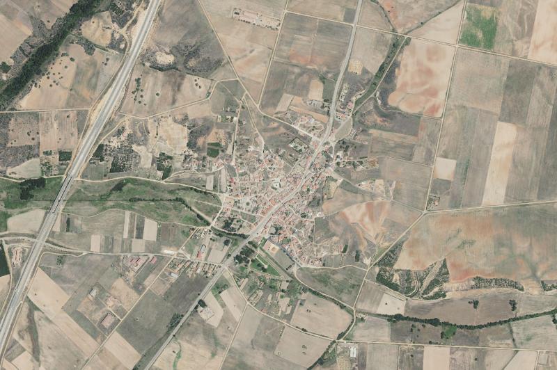 Ortofoto actual del núcleo de Granja de Moreruela