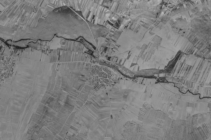Ortofoto de 1956-1957 del núcleo de Granucillo