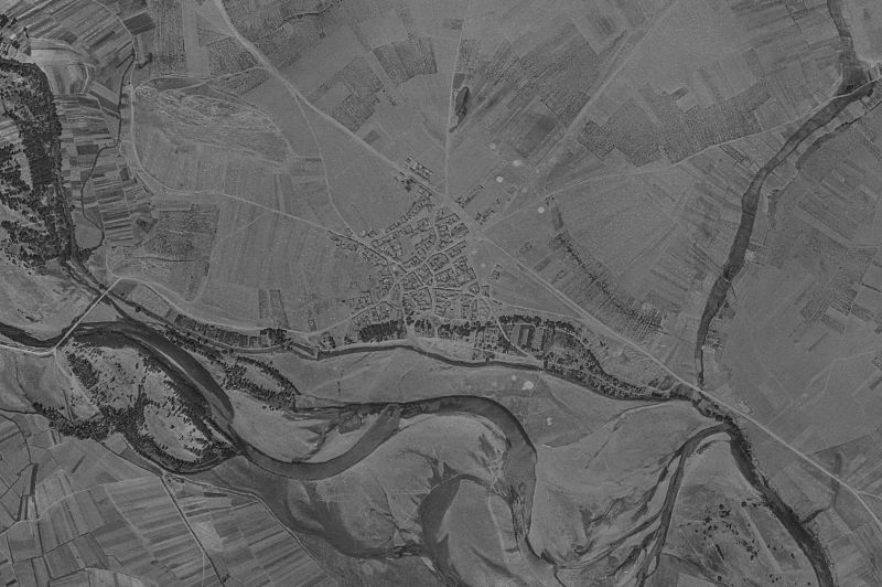 Ortofoto de 1956-1957 del núcleo de Maire de Castroponce