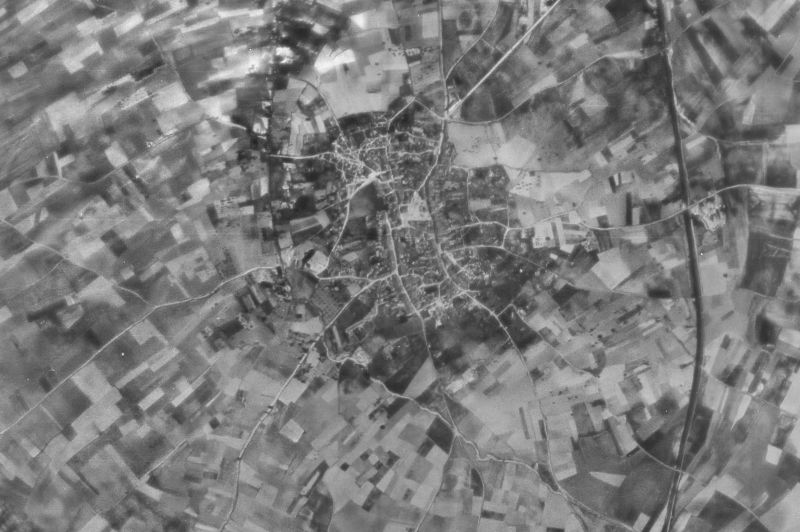Ortofoto de 1956-1957 del núcleo de El Perdigón