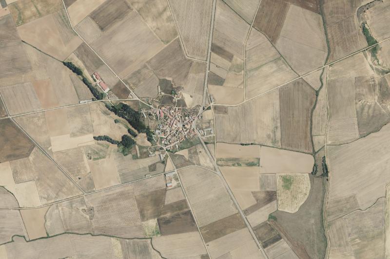 Ortofoto actual del núcleo de Prado