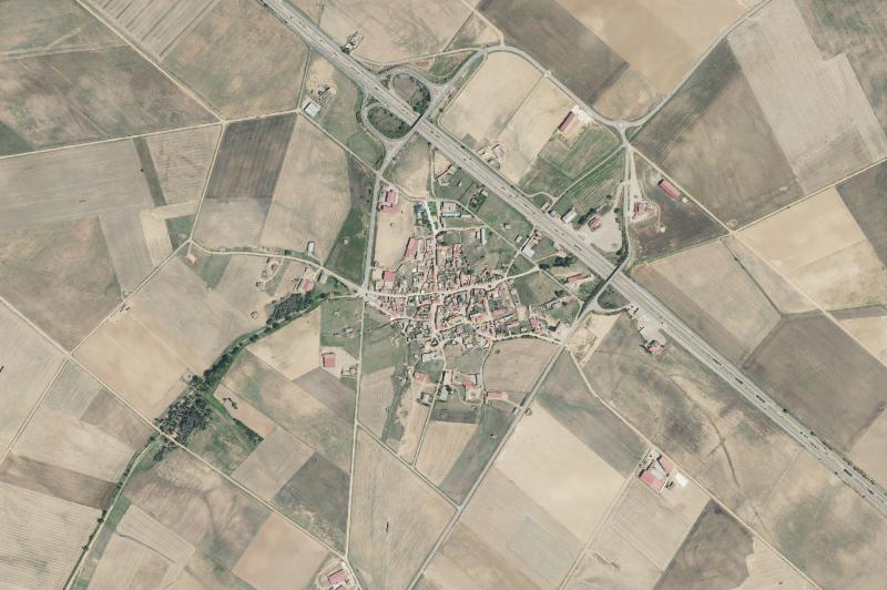 Ortofoto actual del núcleo de San Esteban del Molar