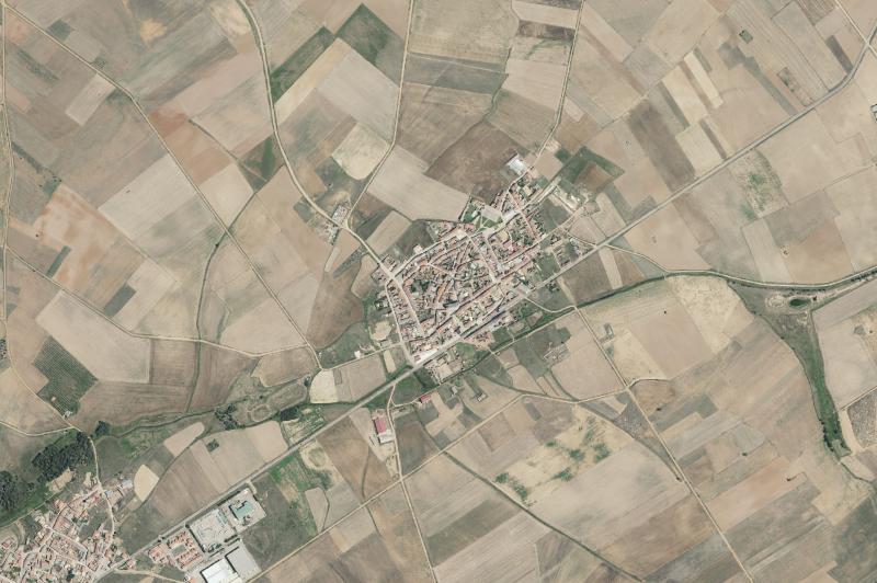 Ortofoto actual del núcleo de San Miguel del Valle