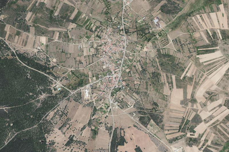 Ortofoto actual del núcleo de San Vitero
