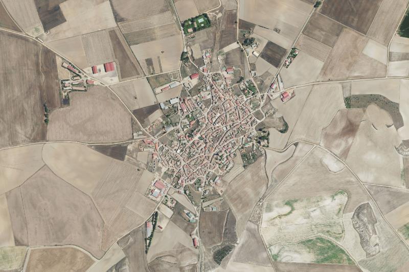 Ortofoto actual del núcleo de Vezdemarbán