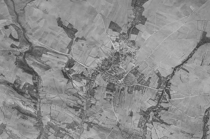Ortofoto de 1956-1957 del núcleo de Videmala
