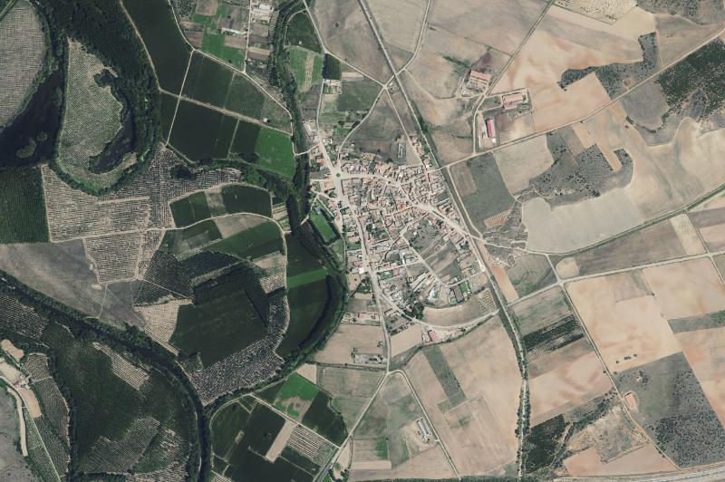 Ortofoto actual del núcleo de Villabrázaro