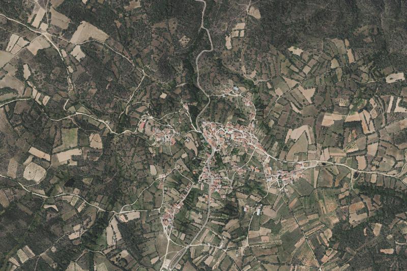 Ortofoto actual del núcleo de Villadepera