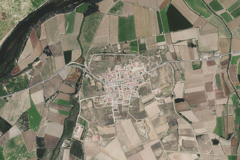 Ortofoto actual del núcleo de Villalazán