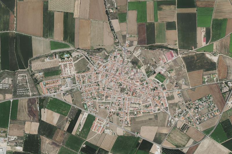 Ortofoto actual del núcleo de Villaralbo