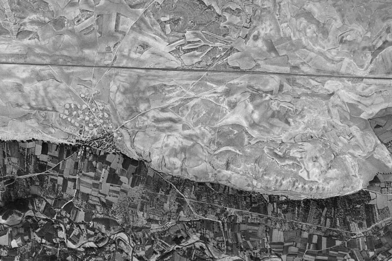 Ortofoto de 1956-1957 del núcleo de Albeta