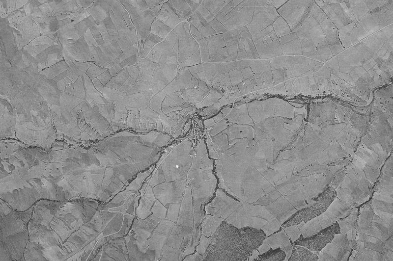 Ortofoto de 1956-1957 del núcleo de Balconchán
