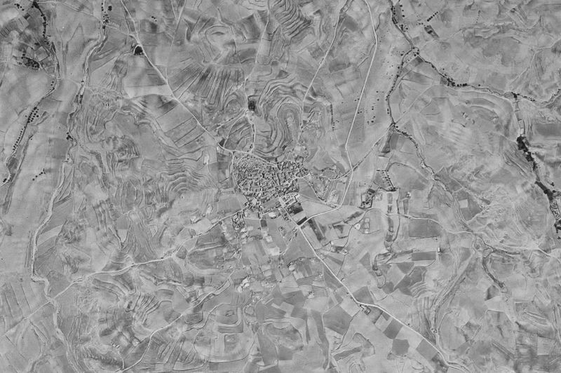Ortofoto de 1956-1957 del núcleo de Cabolafuente