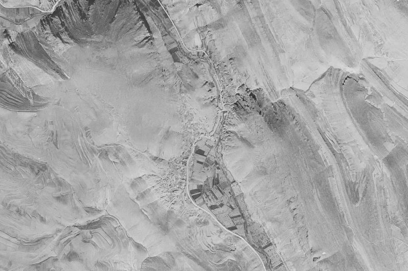 Ortofoto de 1956-1957 del núcleo de Embid de Ariza