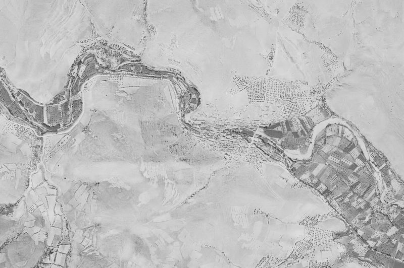 Ortofoto de 1956-1957 del núcleo de Jarque de Moncayo